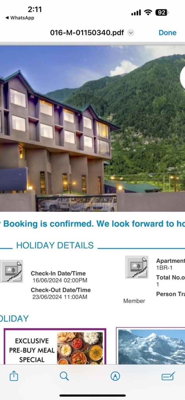 Hotel Park Paradise Manali מנאלי מראה חיצוני תמונה